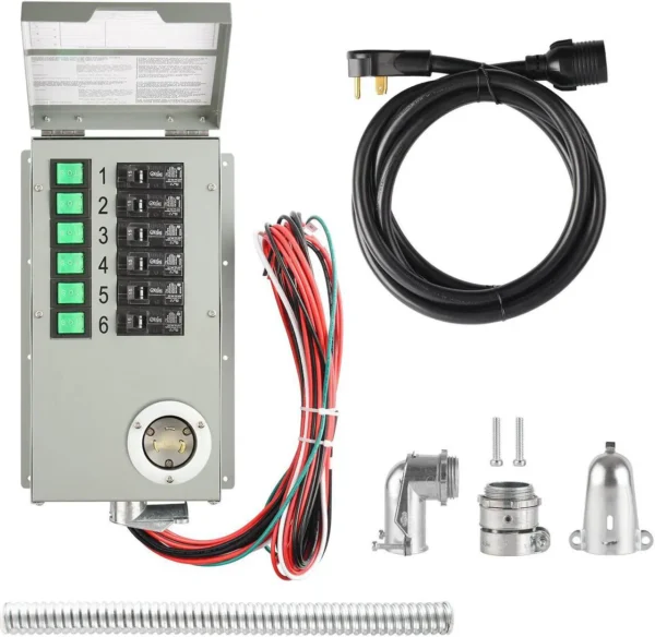 Nature's Generator Power Transfer Kit Powered Portable Generator HKNGPTK