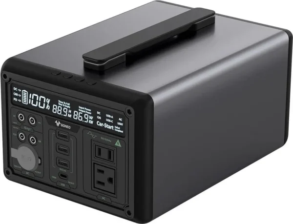 GONEO Portable Power Station – 1000W, 1016Wh Lithium Battery with Robust Aluminium Housing