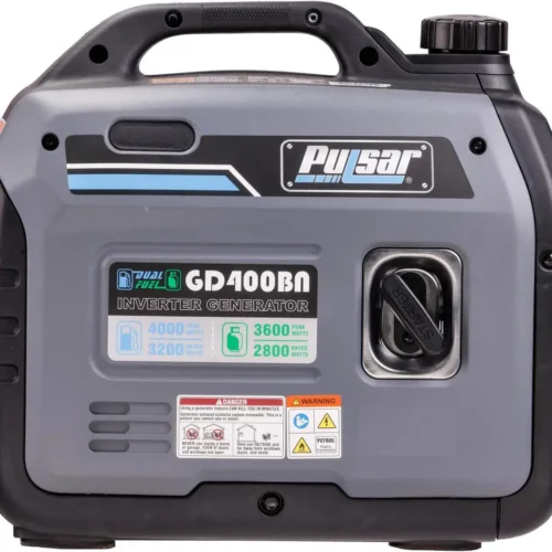 Pulsar Products GD400BN – 4000W Super-Quiet Dual Fuel Portable Inverter Generator