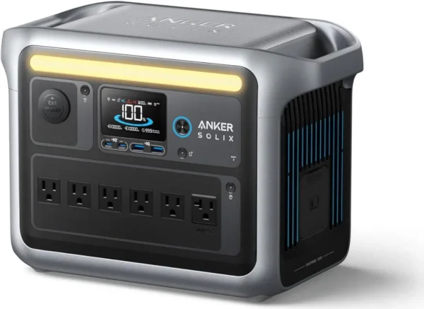 Anker SOLIX C1000 Portable Power Station, 1800W (Peak 2400W)